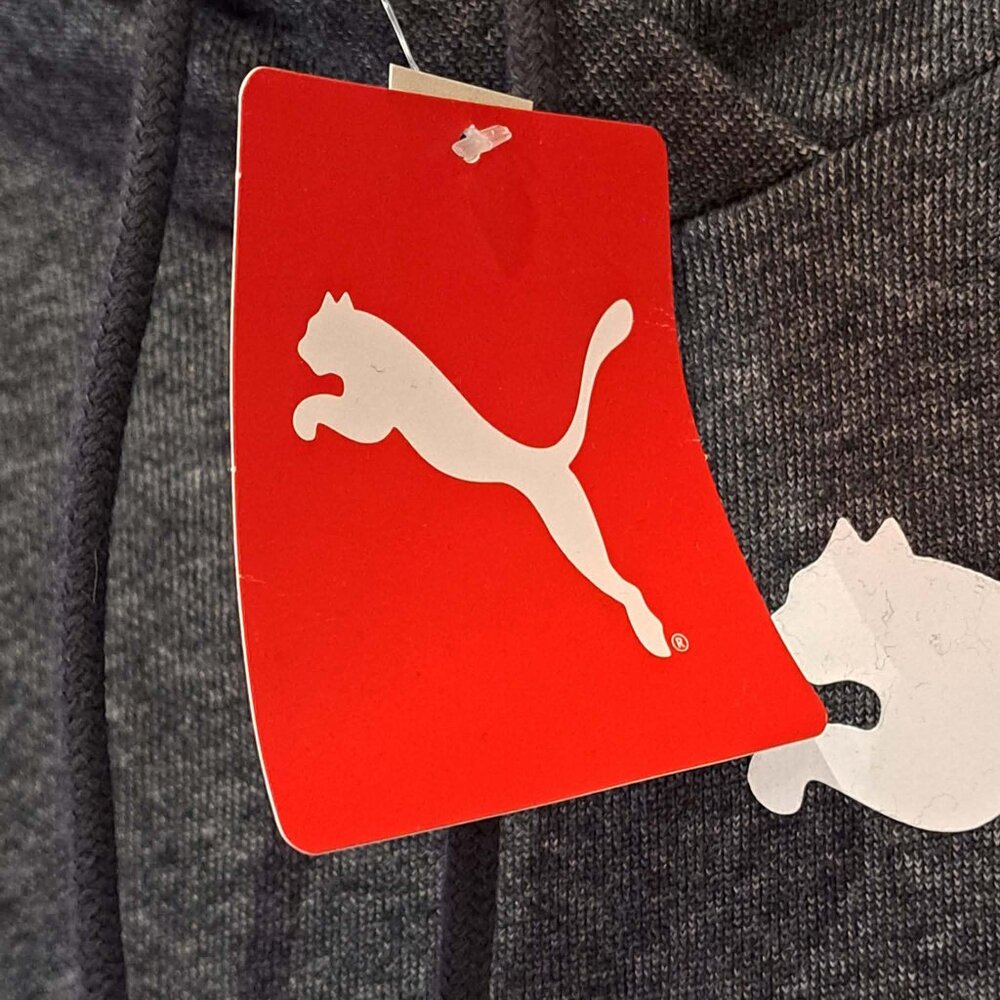 Puma grey hooded kangaroo pocket sweater - Picture 3 of 10